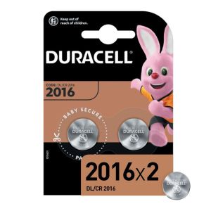 Duracell Specialized Lithium CR2016N batteries, 2 pcs