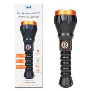 PNI Adventure F550 Crystal LED Flashlight, 10W