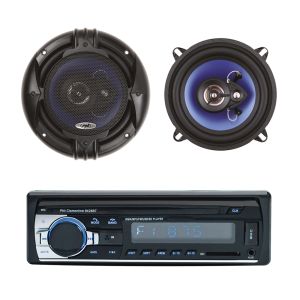 Package Radio MP3 car player PNI Clementine 8428BT 4x45w + Coaxial car speakers PNI HiFi650