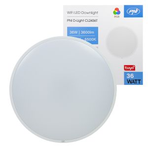 PNI D-Light CL2436T Wi-Fi LED ceiling light, Tuya, RGB