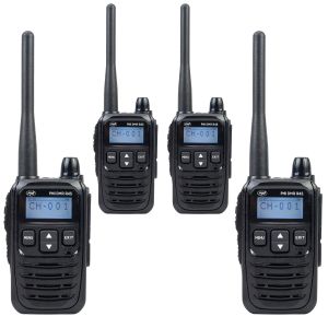 Set of 4 PNI DMR portable radio stations