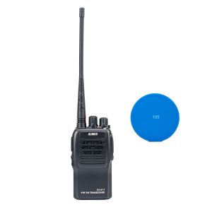 PNI Alinco DJ-A-11-E Portable VHF Radio Station Kit, 136-174 MHz, VOX, Squelch, Compander, 1500mAh battery, CTCSS/DCS