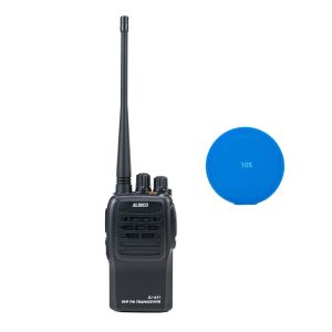 PNI Alinco DJ-A-41-E Portable UHF Radio Station Kit, 128CH, 400-470 MHz, 1500 mAh, Scrambler, TOT, VOX, CTCSS-DCS + Gift