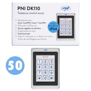 Box with 50 pcs PNI DK110 access control keyboard