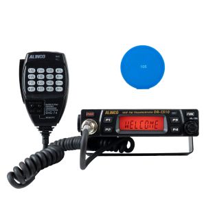 VHF radio station kit PNI Alinco DR-CS-10, 136-174MHz, 200 channels, DMTF, 13.8V + Sticky Pad Blue gift
