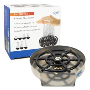 PNI GW200 Cup Washer for Bar, Restaurant, Kitchen, Quick Rinse & Wash, Pressure Jet, Cooling