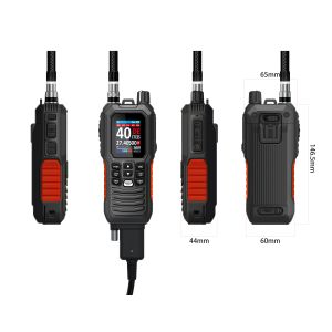 Portable CB radio PNI Escort HP 102, multi standard, 4W, 12V, AM-FM, NRC, Dual Watch, Roger Beep, ASQ SQ adjustable