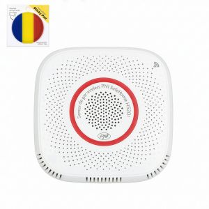 Package PNI SafeHouse HS201 Methane Gas Sensor (CH4) with Wi-Fi, Tuya Smart + Sticky Pad Flag