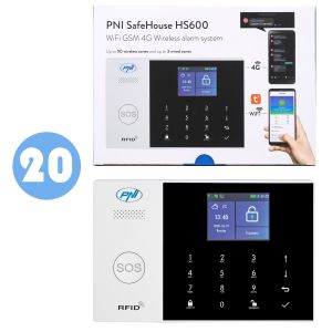 Box with 20 pcs PNI wireless alarm system