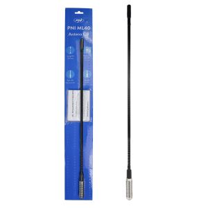 CB antenna PNI ML40, length 57 cm, with M6 to M5 threaded male-male adapter included