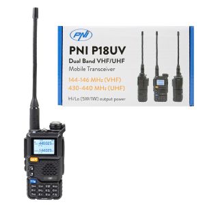 Portable VHF/UHF radio station PNI P18UV, dualband
