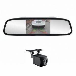 PNI Escort P20 wireless parking system with 4.3-inch display in the rearview mirror and camera