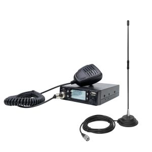 CB PNI Escort HP 9700 USB Radio Station Package and CB PNI Extra 40 Antenna with magnetic base