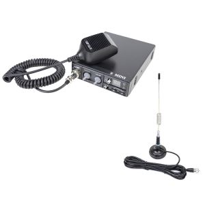 CB CRT S Mini Dual Voltage 12/24V 4W + CB Antenna PNI ML29