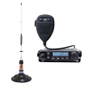 CB radio station package PNI Escort HP 6500 PRO, ASQ, VOX, NRC with CB antenna PNI ML70 with magnet