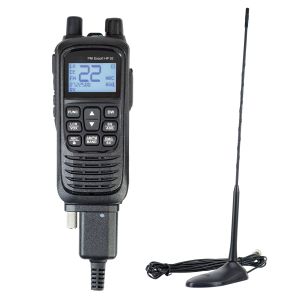 Portable CB radio station kit PNI Escort HP 92 multi standard 4W, 12-24V AM-FM with CB antenna PNI Extra 45 with magnet