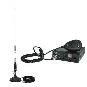 Kit CB radio PNI ESCORT CB 8024 ASQ + CB PNI S75 antenna with magnet