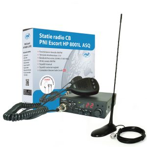Kit CB CBI ESCORT HP 8001L ASQ + Heads HS81L + CB PNI Extra 45 magnet antenna
