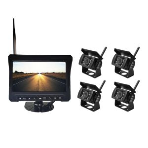 PNI TRK504 wireless video surveillance kit for truck DVR with LCD monitor and 4 cameras