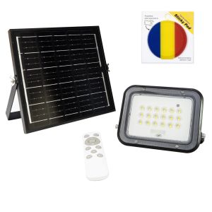 PNI GreenHouse WS50 PRO 50W LED Reflector Package with 6W solar panel with sticky Pad Flag included