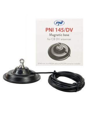 Magnetic base PNI 145/DV 145mm contains 4m cable and plug PL259