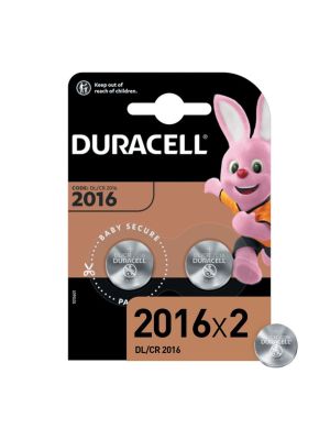 Duracell Specialized Lithium CR2016N batteries, 2 pcs