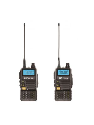 2 Piece Package CRT FP00 Portable VHF/UHF Radio Station
