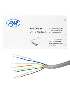 Cable UTP CAT6 PNI CU057 from Copper 0.57mm