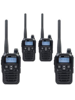 Set of 4 PNI DMR portable radio stations