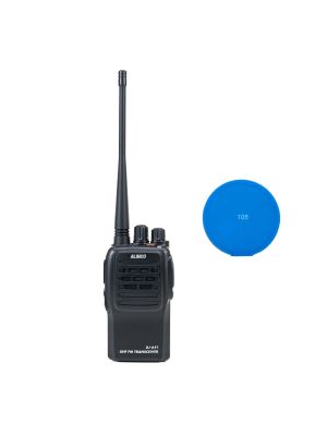 PNI Alinco DJ-A-41-E Portable UHF Radio Station Kit, 128CH, 400-470 MHz, 1500 mAh, Scrambler, TOT, VOX, CTCSS-DCS + Gift