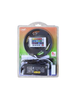 Indoor flexible PNI D-Light 60RGB LED strip 60 LEDs / m 12V 5m with remote control
