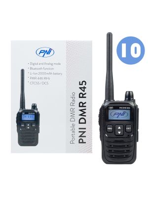 Box with 10 pcs PNI DMR portable radio station