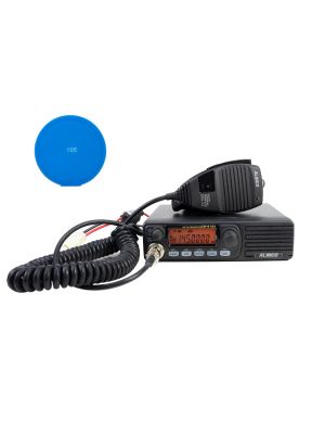 Kit VHF PNI Alinco DR-B185HE 144-145.955 MHz, 500CH, DMTF, Scan, 12V + Gift Sticky Pad Blue