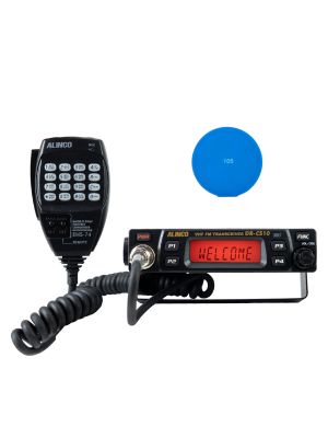 VHF radio station kit PNI Alinco DR-CS-10, 136-174MHz, 200 channels, DMTF, 13.8V + Sticky Pad Blue gift