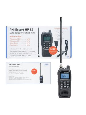 Portable CB radio station PNI Escort HP 82 without charger, multi standard, 4W, 12V, AM-FM, NRC, Dual Watch, Roger Beep,