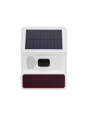 Wireless outdoor siren PNI SafeHouse HS009 solar charging