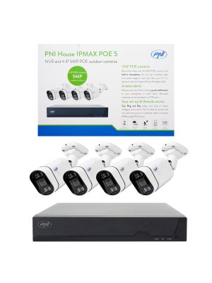 POE PNI House IPMAX POE 5 video surveillance kit