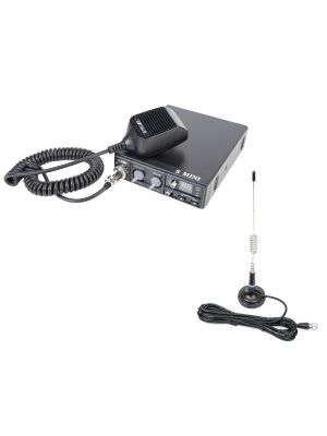 CB CRT S Mini Dual Voltage 12/24V 4W + CB Antenna PNI ML29