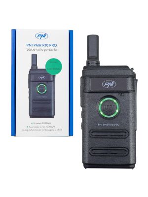 PNI PMR R10 PRO portable radio station, without charger, 446MHz, 0.5W, 16 programmable channels, 16 PMR and 50 CTCSS tones