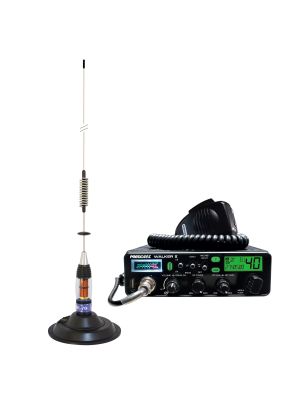 Kit Radio CB President WALKER II ASC + CB Antenna PNI ML70, length 70cm, 26-30MHz, 200W