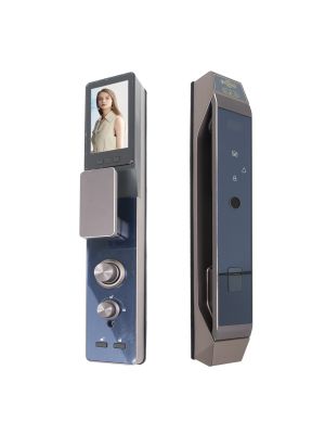 PNI SafeHome PTY8825 smart lock, code, card, facial recognition, fingerprint, Tuya Smart app, 30 users,