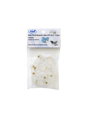 PNJ RJ45 plug for UTP Cat Cat 5 set 10 pcs