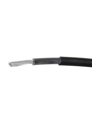 6 mm solar cable with UV protection 10 meters - BLACK