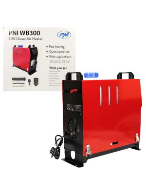 Stationary car heating system PNI WB300 Diesel 5kW 12V/24V, 230V, 10 sirocou power levels