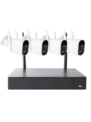 Video surveillance kit PNI House WiFi662 NVR and 4 outdoor wireless 2MP cameras