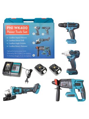 Electric tool set PNI WK400 with batteries