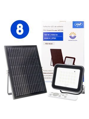 Bax with 8 pcs LED Reflector PNI GreenHouse WS100