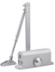 Hydraulic door damper with adjustable arm PNI AM450S for door closing 25 - 45kg
