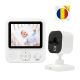 Video Package Baby Monitor PNI BM280 Screen 2.8 Inch Wireless 2.4GHz with Sticky Flag Pad Included