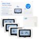 PNI CT440 wireless smart thermostat, with WiFi, 4 zone control via Internet, for heating systems, pumps, electric heaters